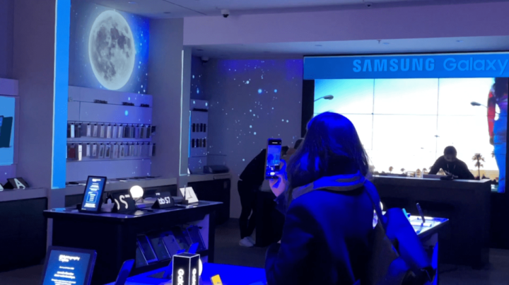 Jeux interactif en boutique – Samsung