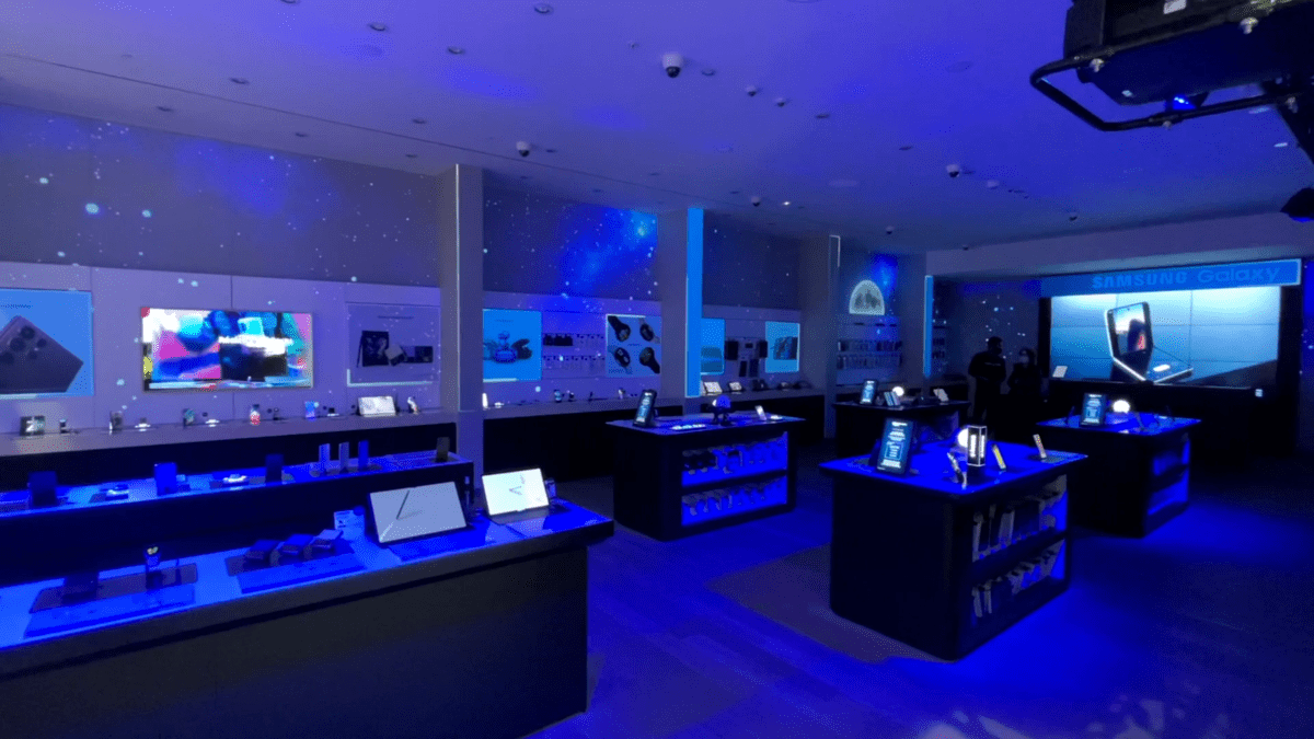 Jeux interactif en boutique - Samsung - Digital Essence