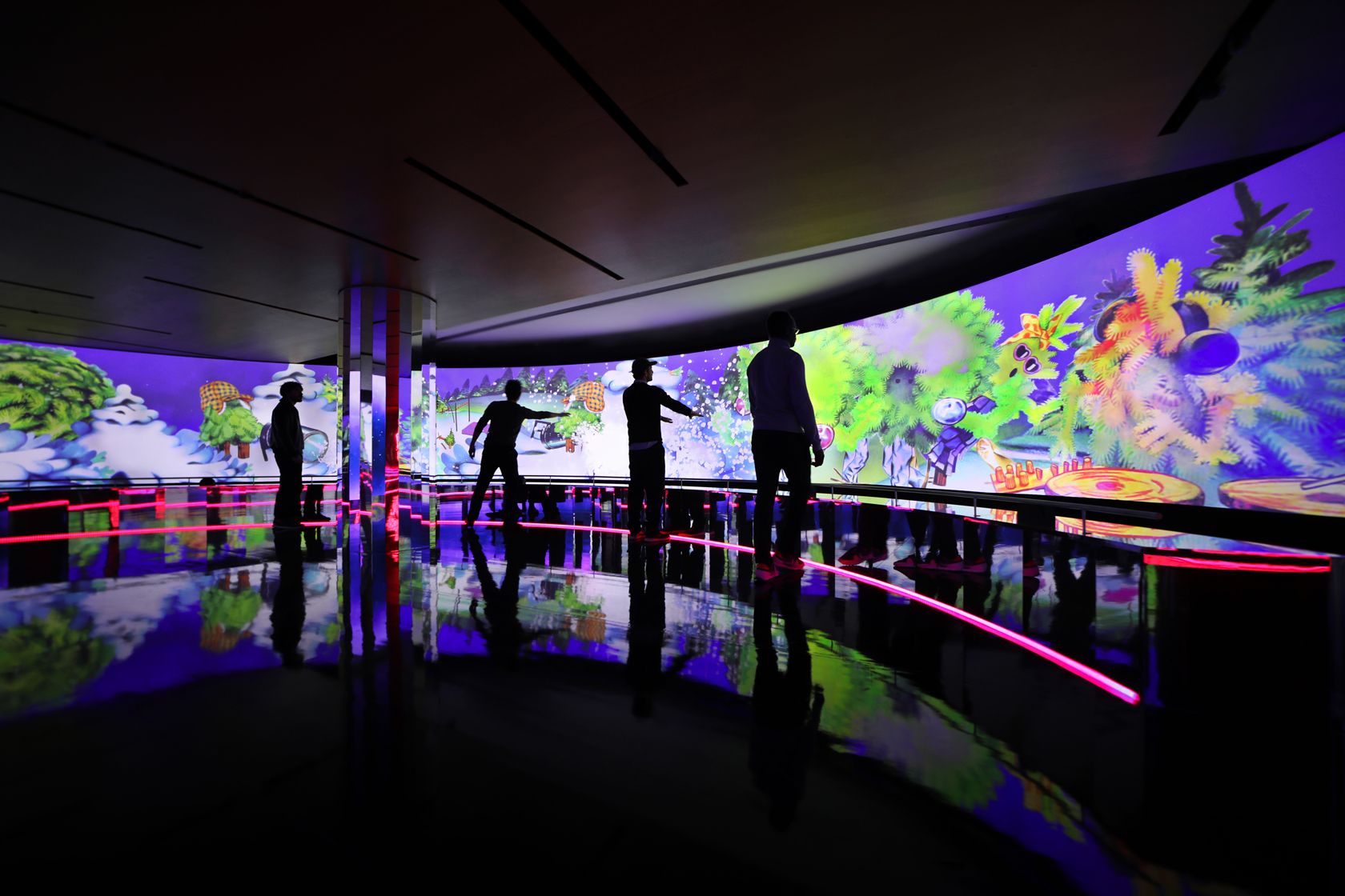 Interactive experience - galeries lafayette - EYS installation